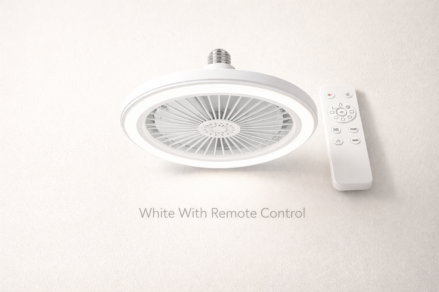 Trenvo™ Smart E27 Fan Light – 2-in-1 Cooling & LED